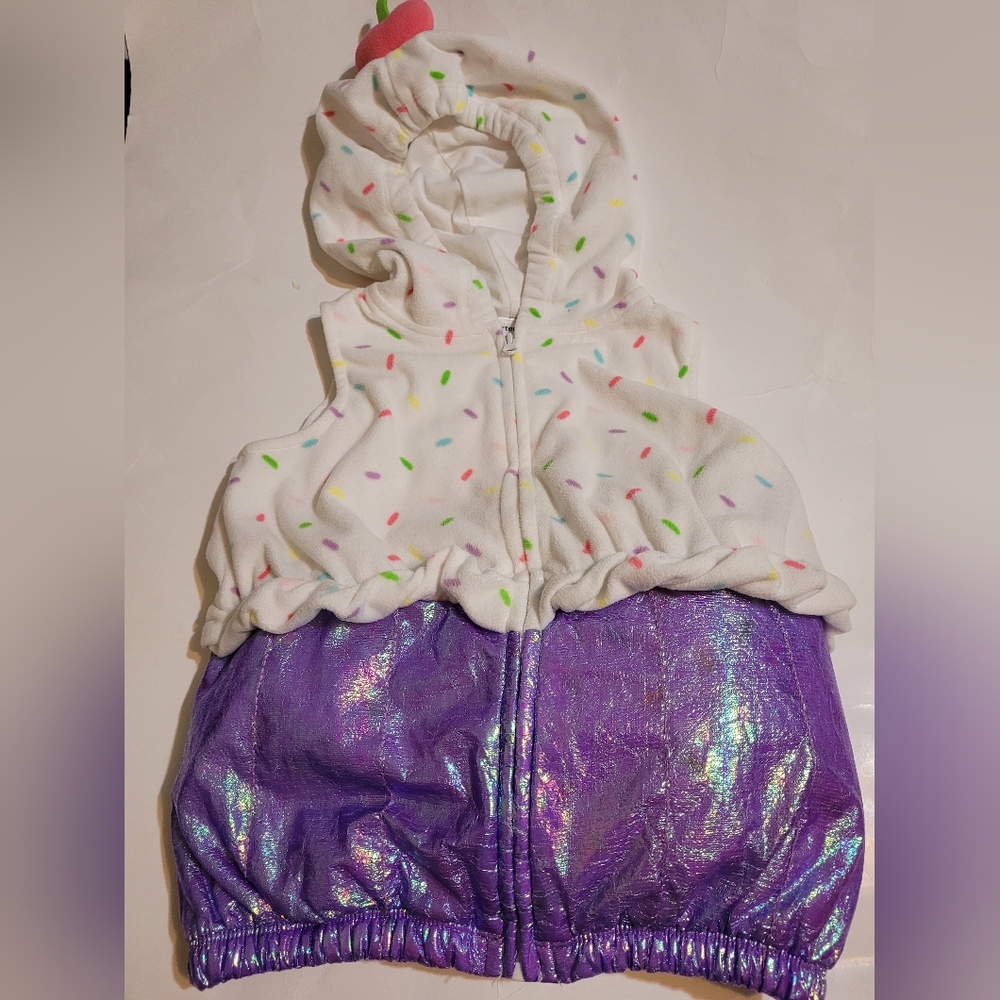 Cupcake/Ice cream costume, 24 months.